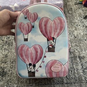 Disney Minnie and Mickey Pink Balloon Backpack
